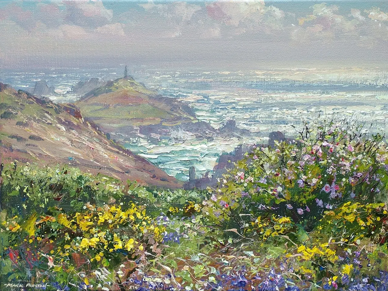 Mark Preston - spring light, kenidjack